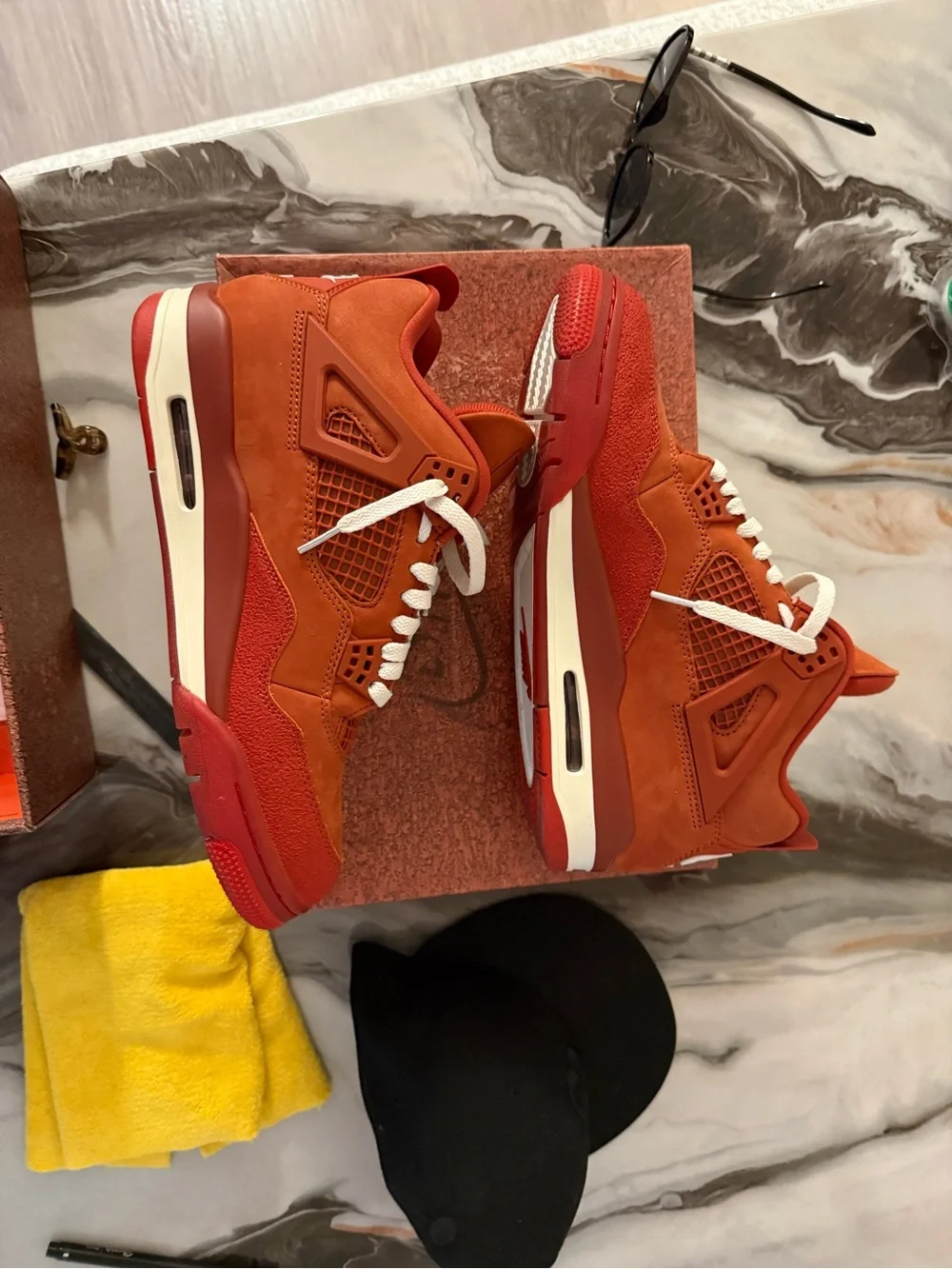Brick by brick Jordan 4 size 10.5